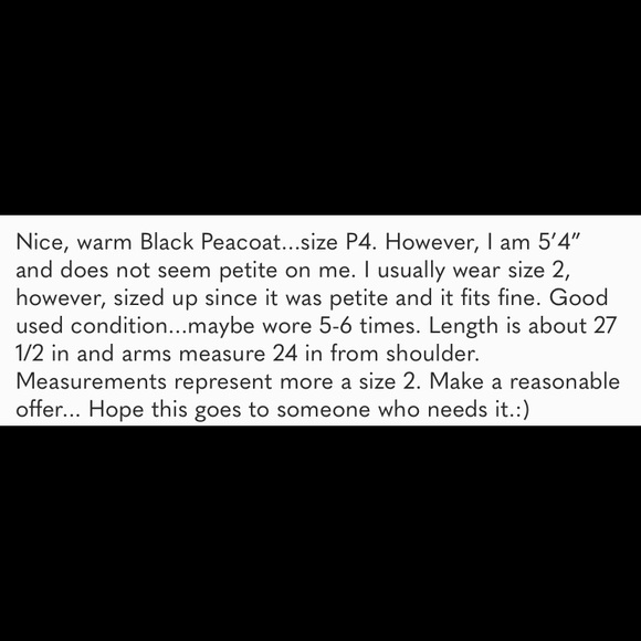 “Calvin Klein” Peacoat - Picture 6 of 7